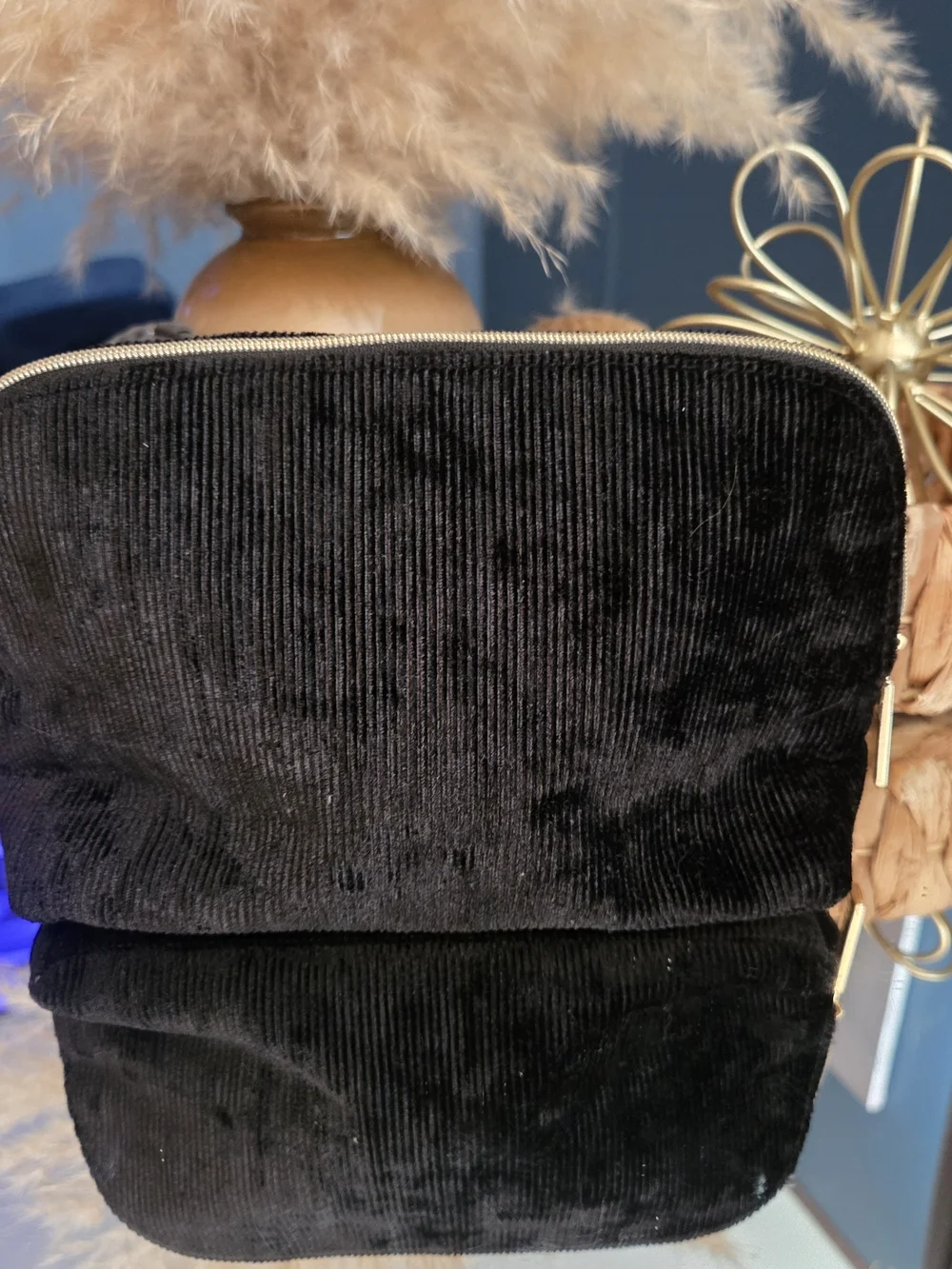 Jo Malone London Black Corduroy Cosmetic Pouch